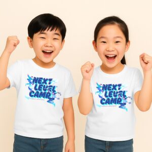 T-Shirt Couple NLC – White Energy Edition (Kids)