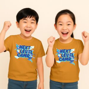 T-Shirt Couple NLC – Orange Spark Edition (Kids)